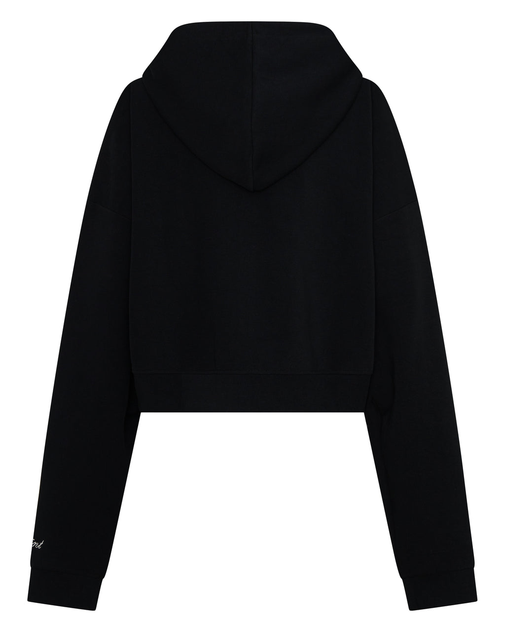 Cropped Hoodie Black Butter