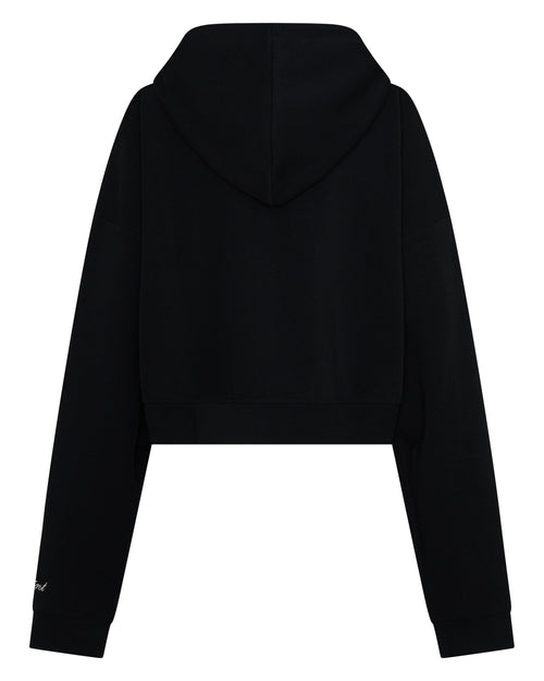 Cropped Hoodie Black Butter