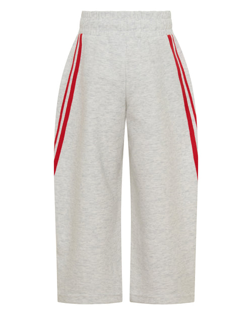 Kids Barrel Pant Grey Red