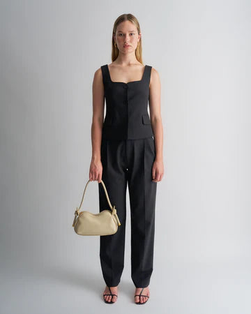 Tie Knot Baguette Bag Cashew