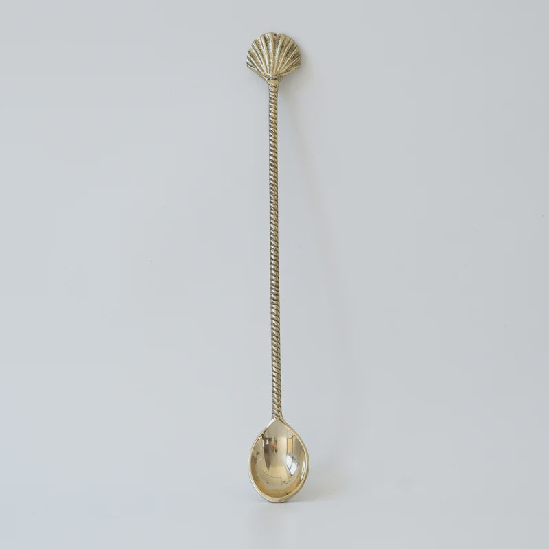 Brass Shell Bar Spoon