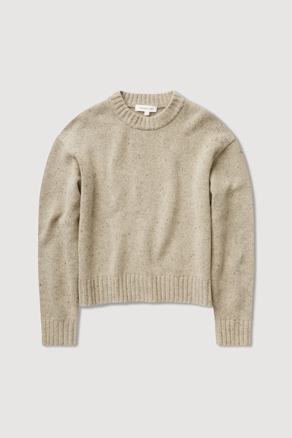 Beau Wool Merino Knit Stone