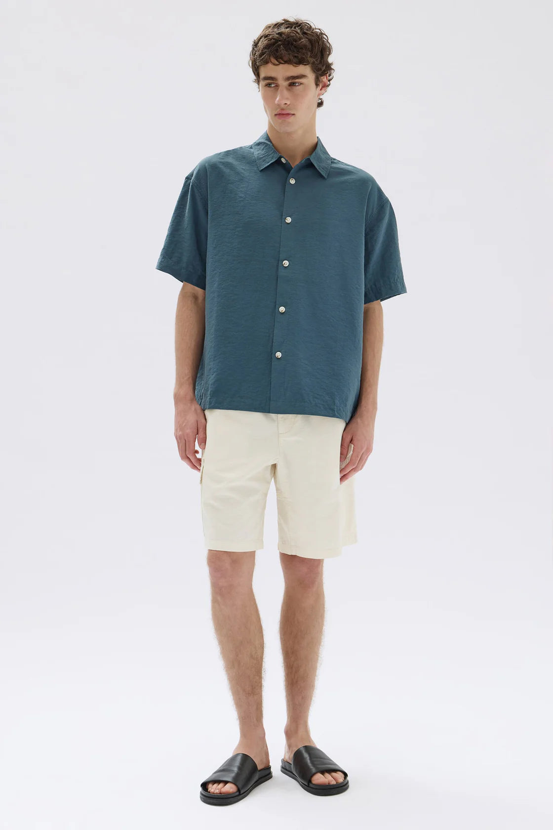 Brook Silk SS Shirt Atlas