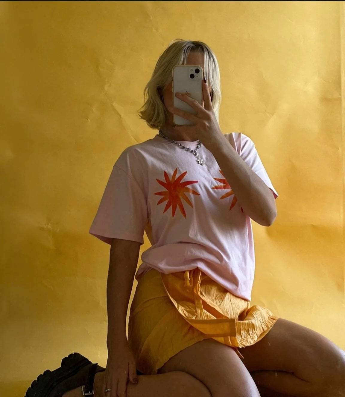 Star Boobies Pink Tee