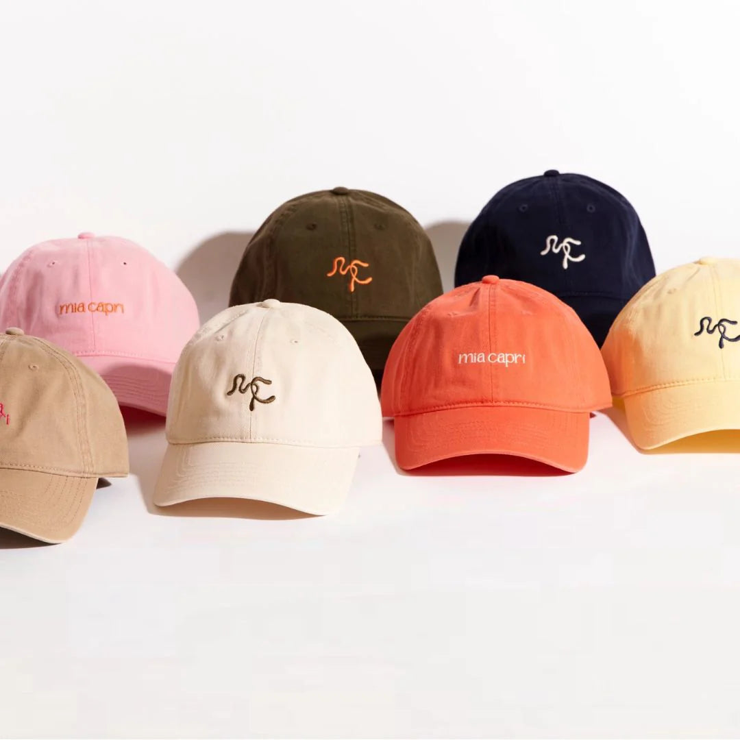 Embroidered Cap Beige