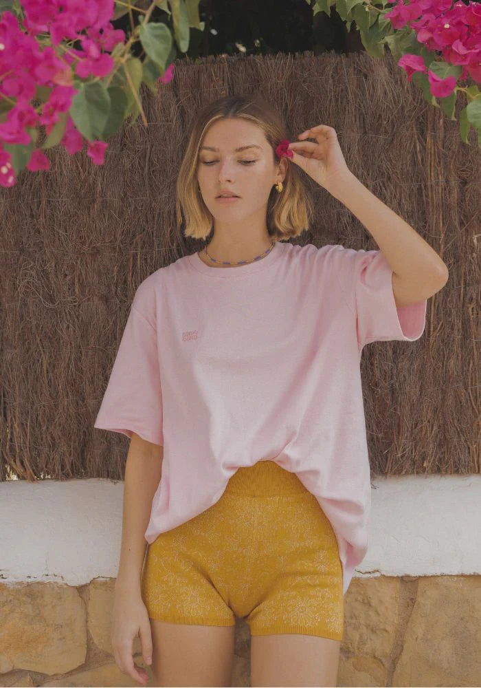 Low Key Logo Tee Pink