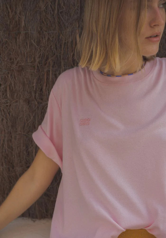 Low Key Logo Tee Pink