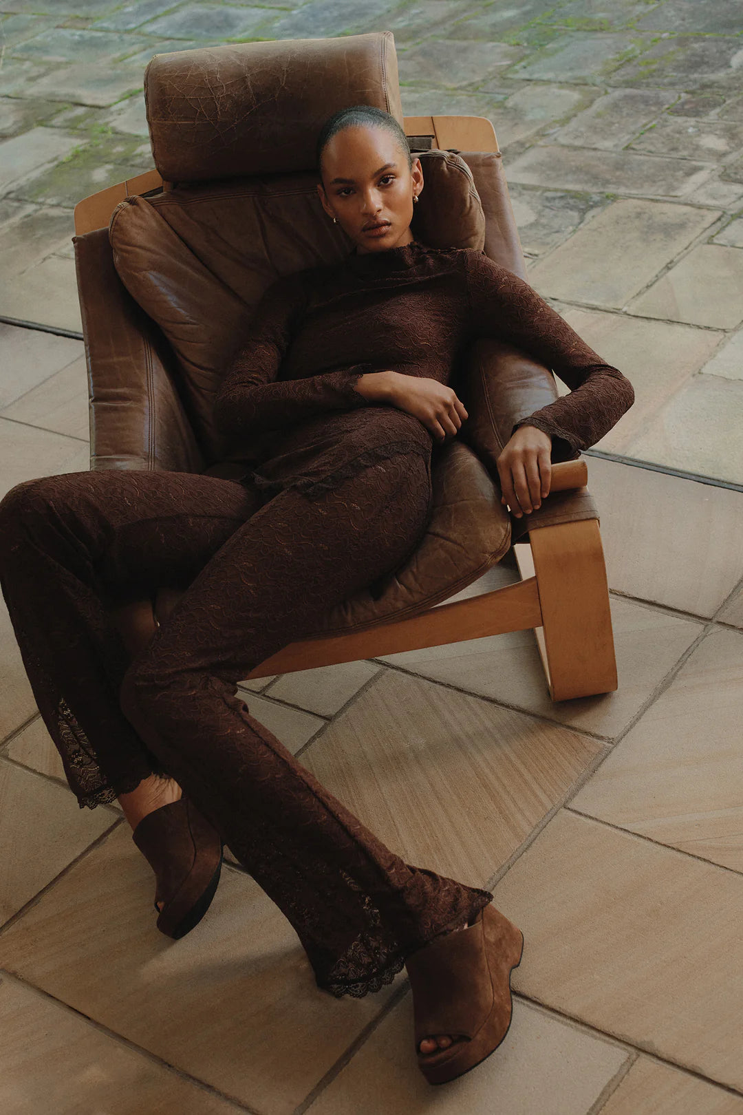 Evangeline Pant Chocolate