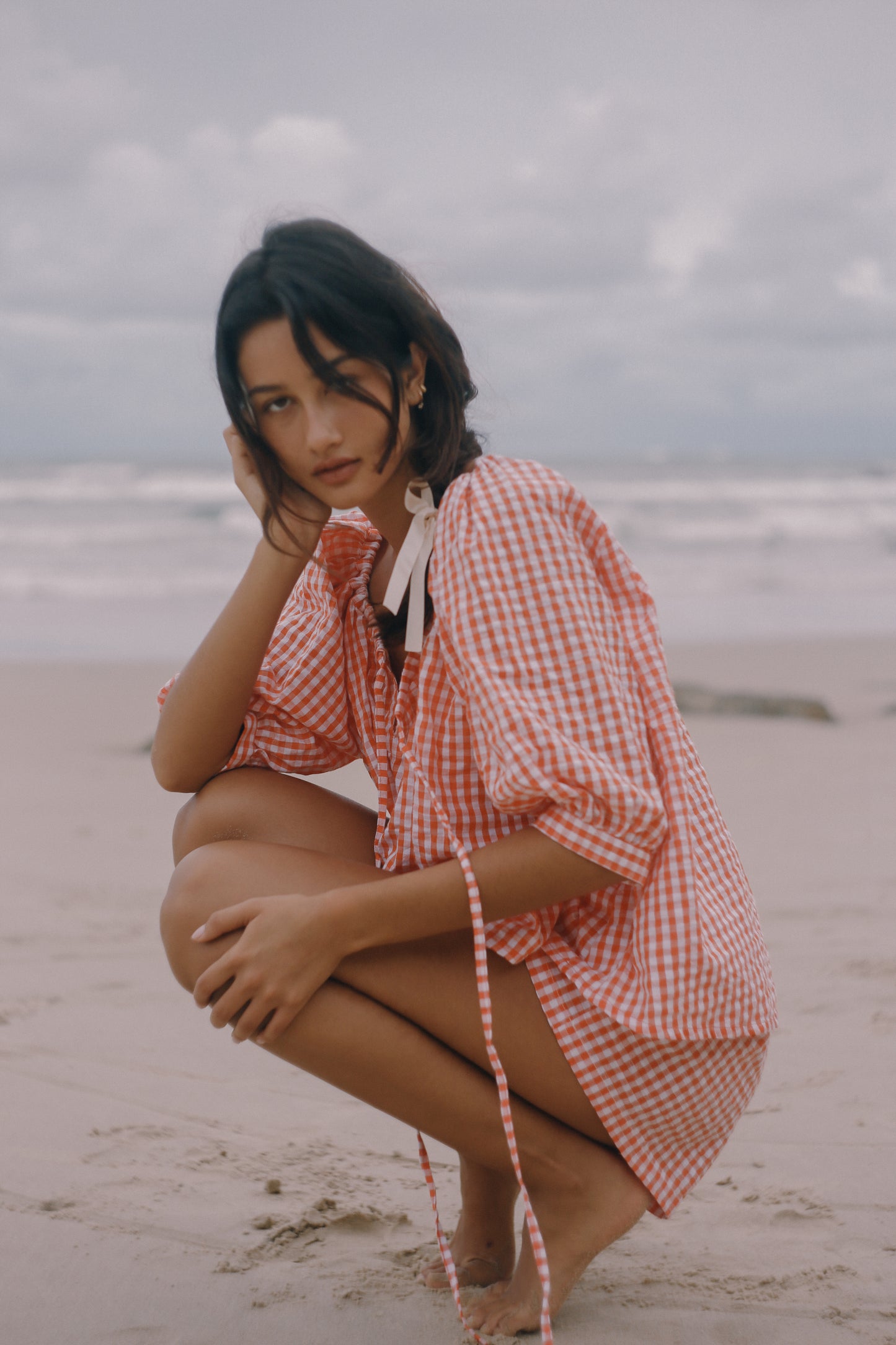 Chloe Blouse Starburst Gingham