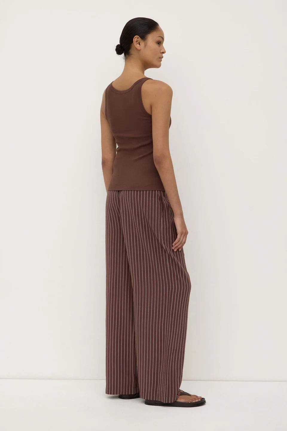 Charlie Rib Tank Espresso