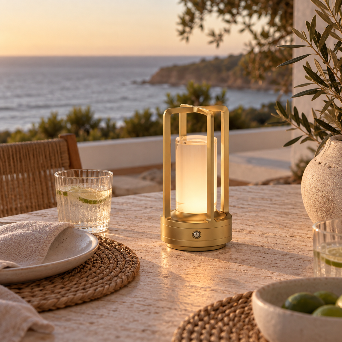Ibiza Touch Lantern Gold