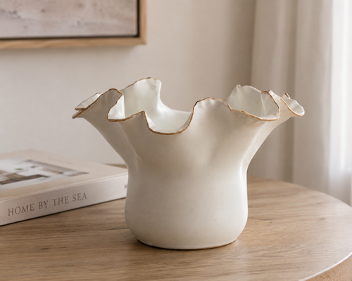 Paloma Ceramic Pot Ivory
