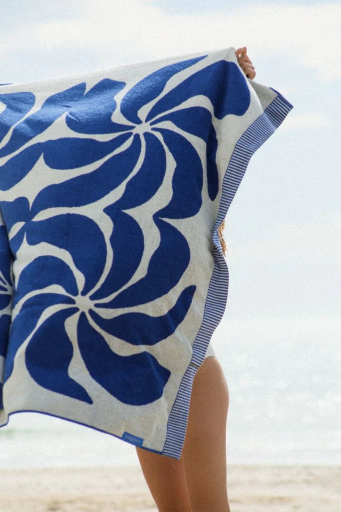 Lagos Double Towel Blue
