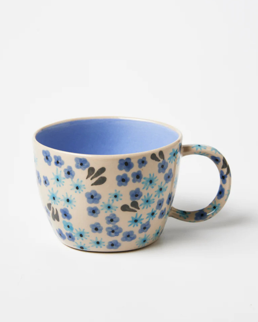 Ditsy Periwinkle Mug