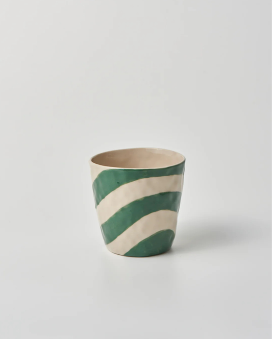 Cabana Stripe Tumbler Green