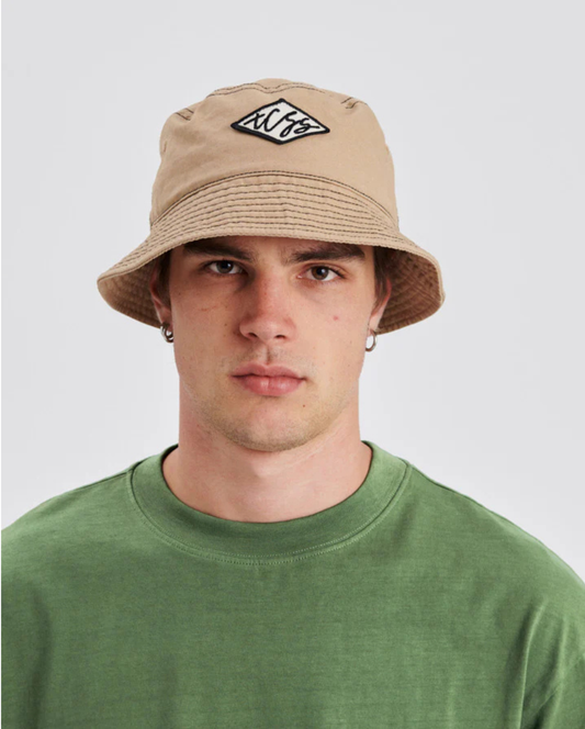 Scribble Bucket Hat Tan