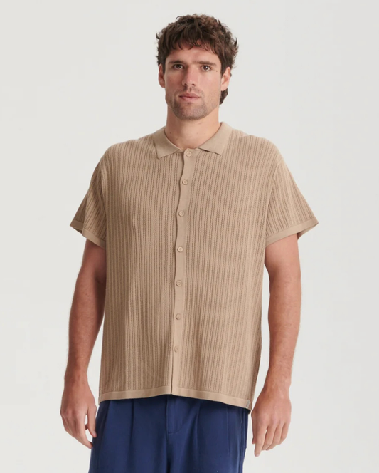 Intro Knit Shirt Putty