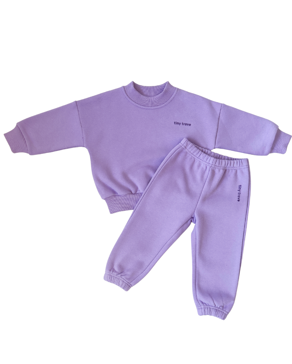 Woodie Logo Tracksuit Lilac