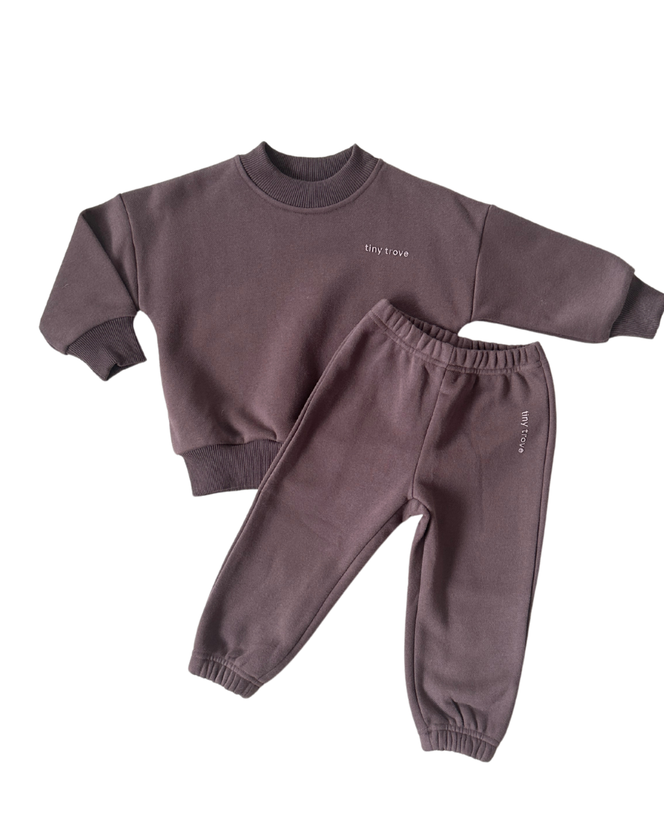Woodie Logo Tracksuit Cocoa