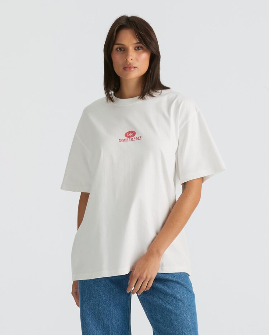 Billboard White Baggy Tee