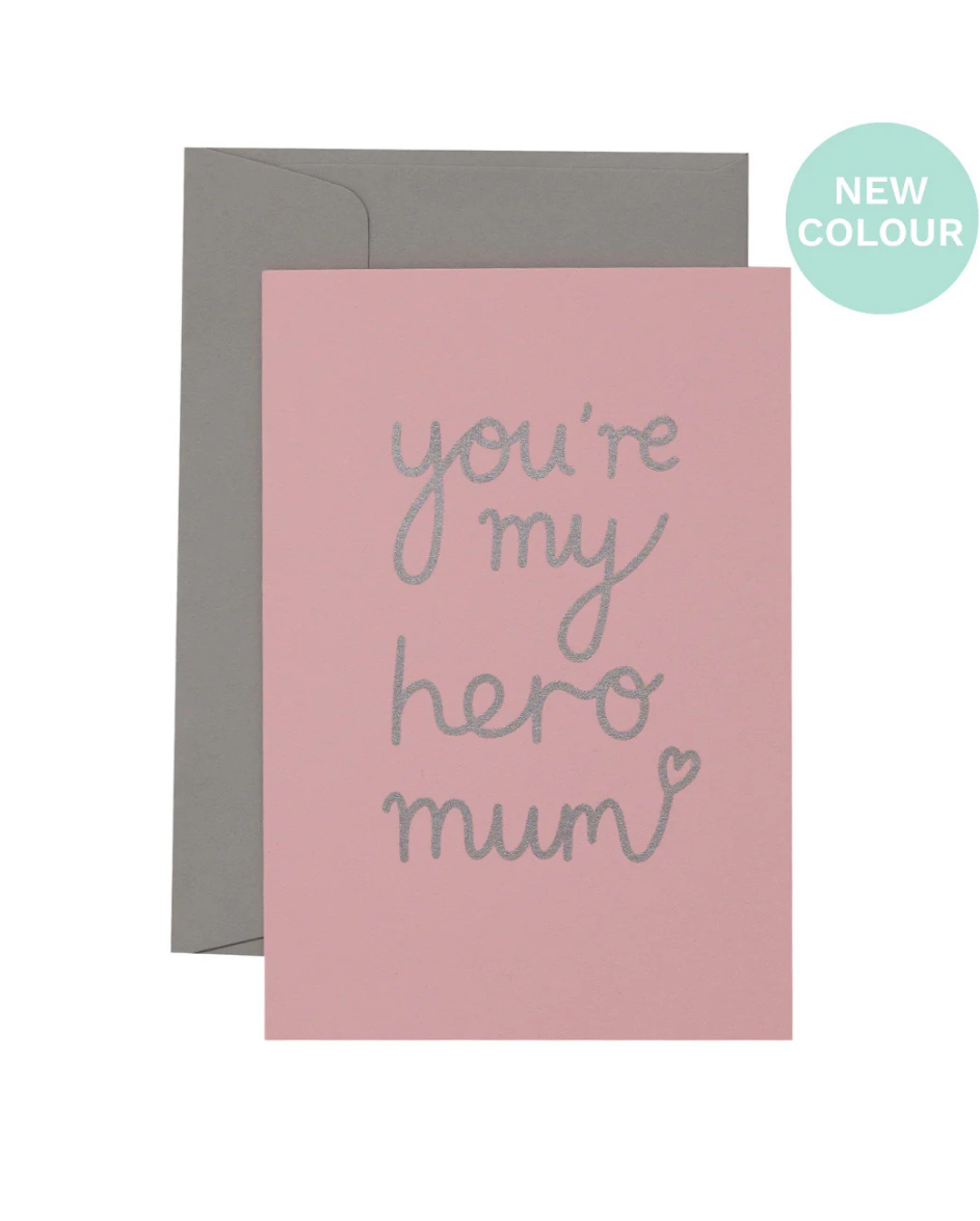 Hero Mum Pink Card