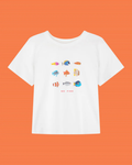Go Fish Tee White