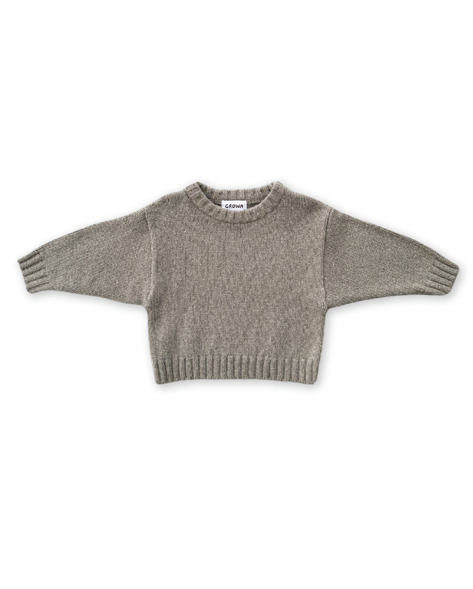 Merino Blend Pullover Grey