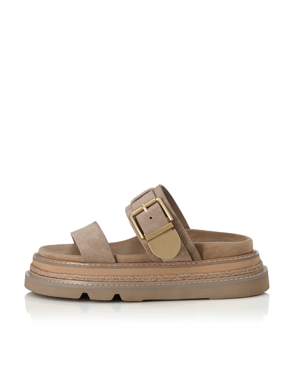 Velda Natural Suede Sandal