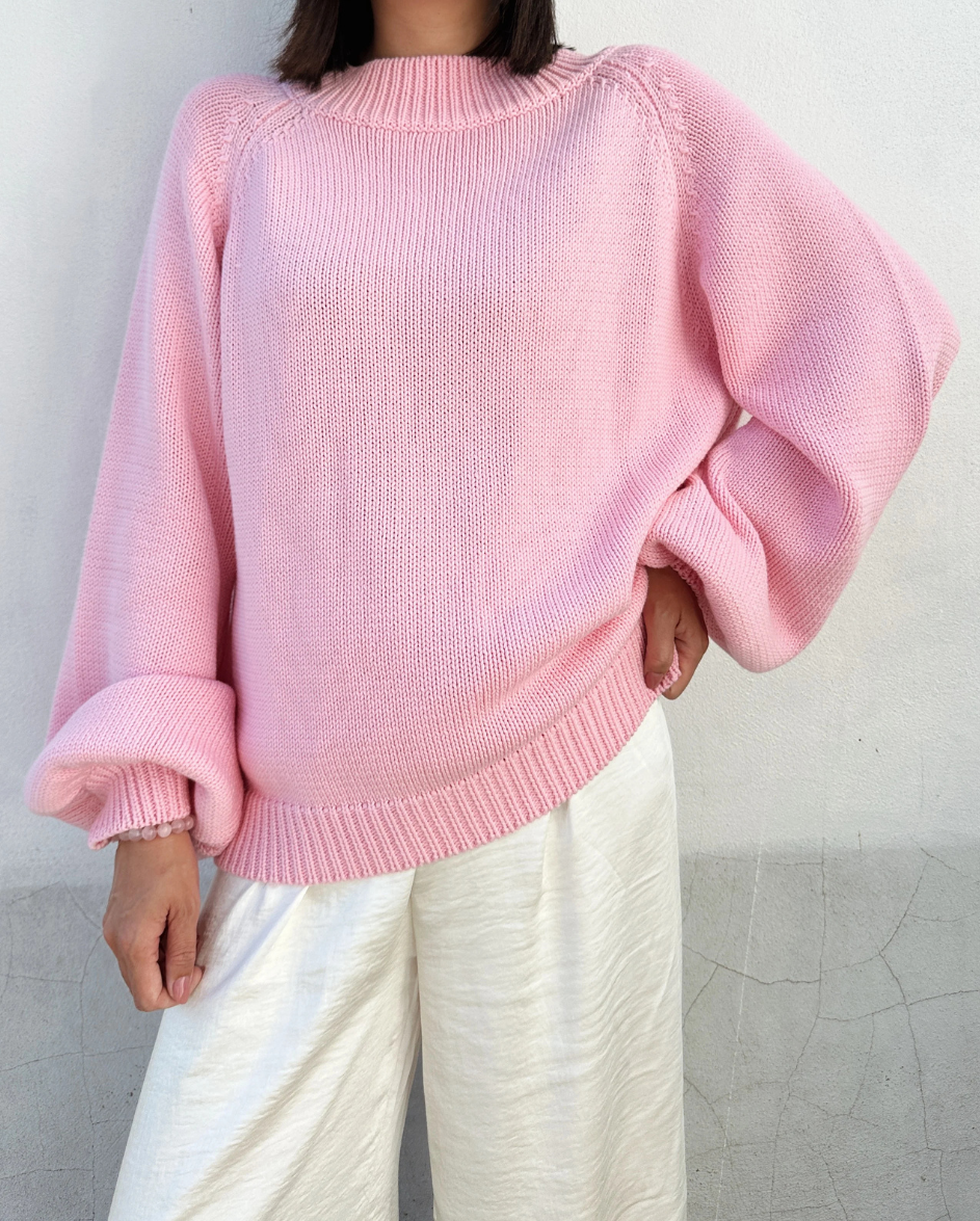 Adult Bea Cotton Knit Pink