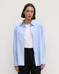 Otis Poplin Shirt Bahama White