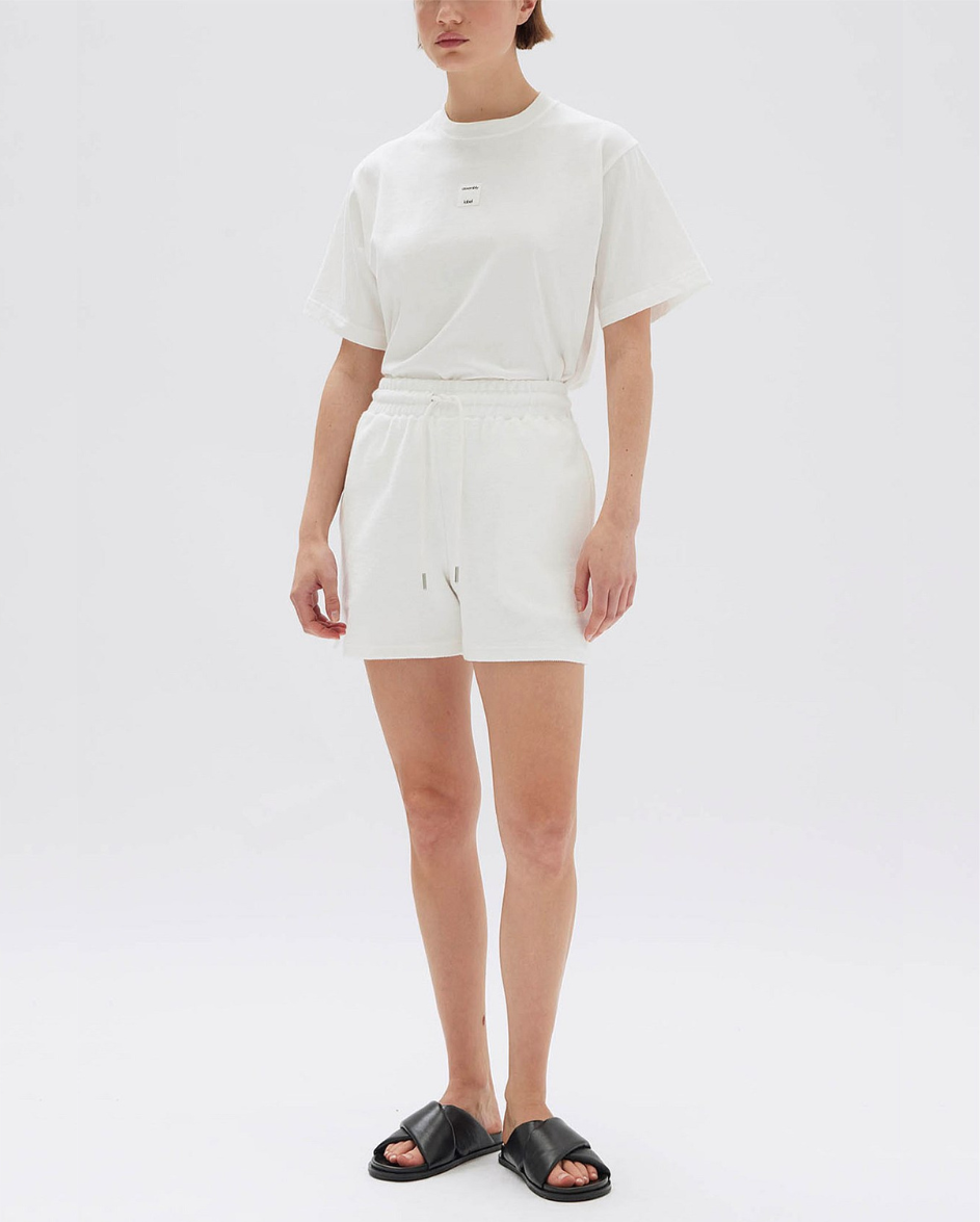 Poppy Textured Short White