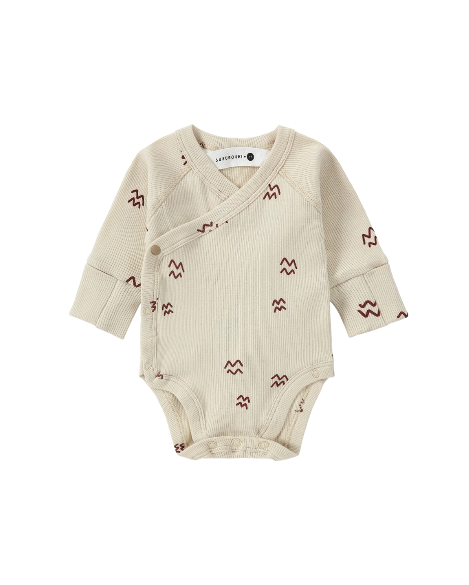 Kimono Bodysuit LS Mountain