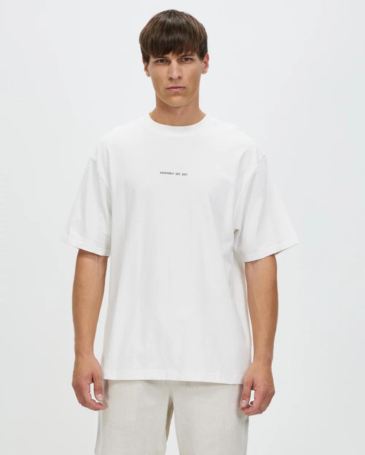 Mens Established Tee White