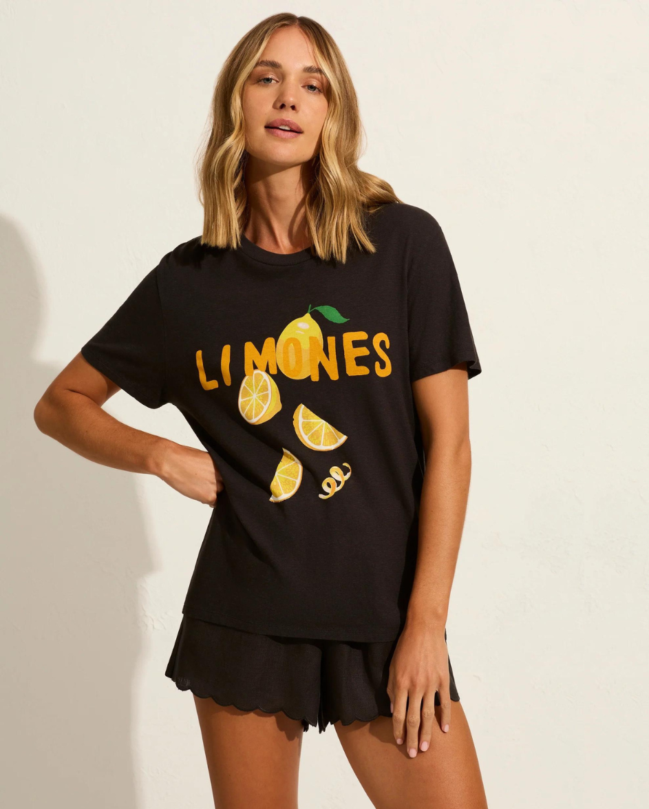Lemons Classic Tee Black