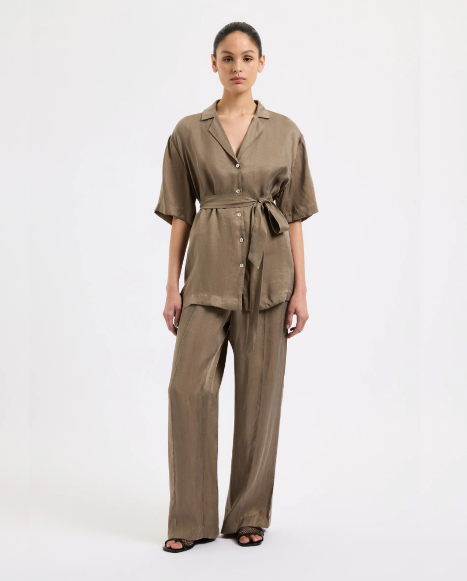 Seshni Tencel Pant Chestnut