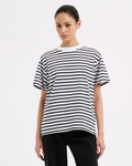 Organic Stripe Boyfriend Tee