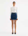 Sia Denim Skirt Force Blue