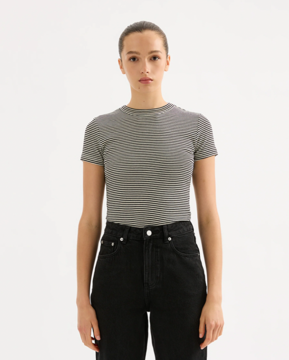 Organic Baby Tee Stripe