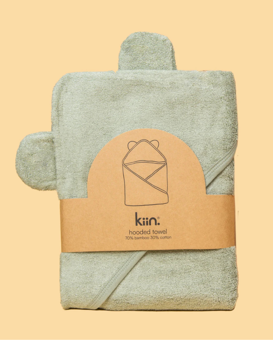 Hooded Towel Sage