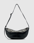Mischa Crescent Bag Black