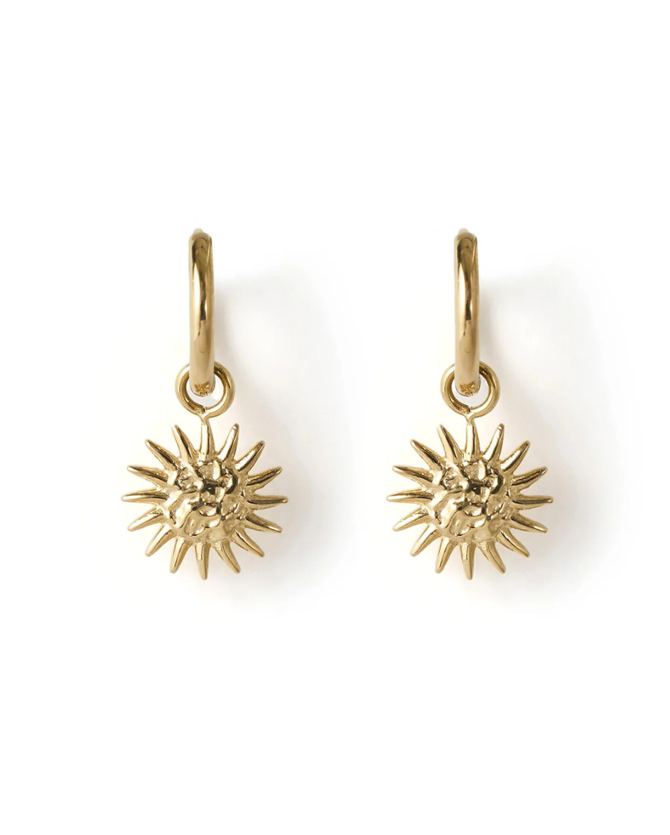 Magnolia Gold Charm Earrings