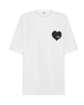 Heart Tee White / Black