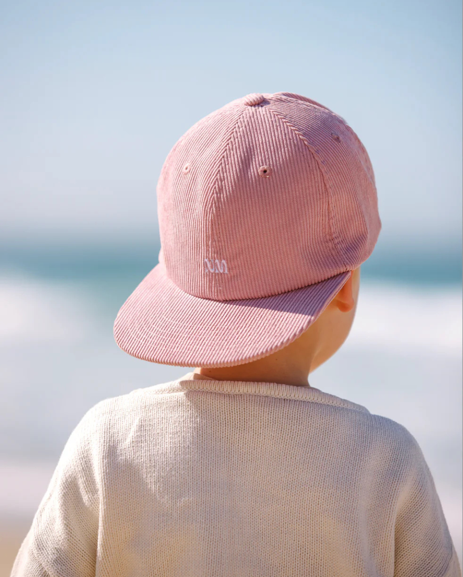 Kids Corduroy Cap Dusty Rose