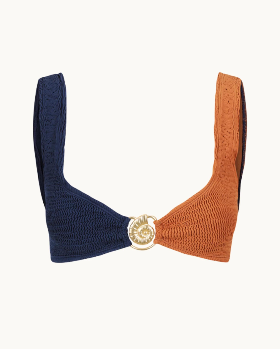 Bali Kini Navy Espresso Top