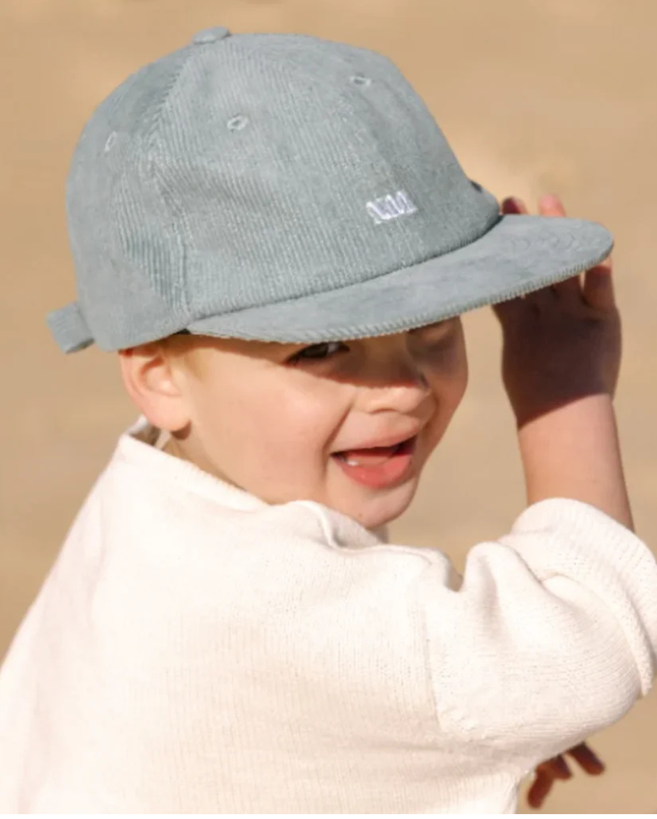 Kids Corduroy Cap Ocean