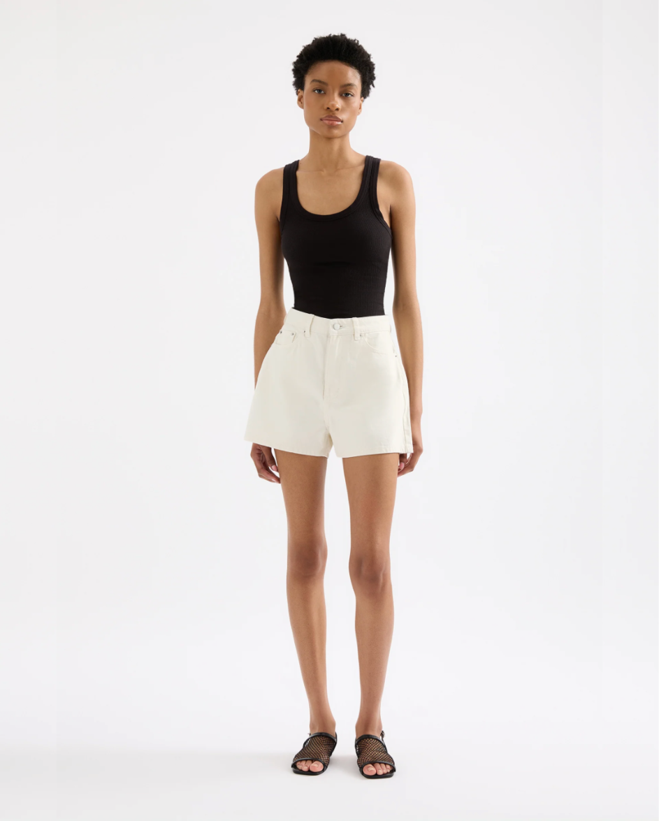 Mom Short Ecru