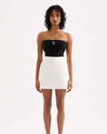 Ripley Tailored Mini Skirt Salt
