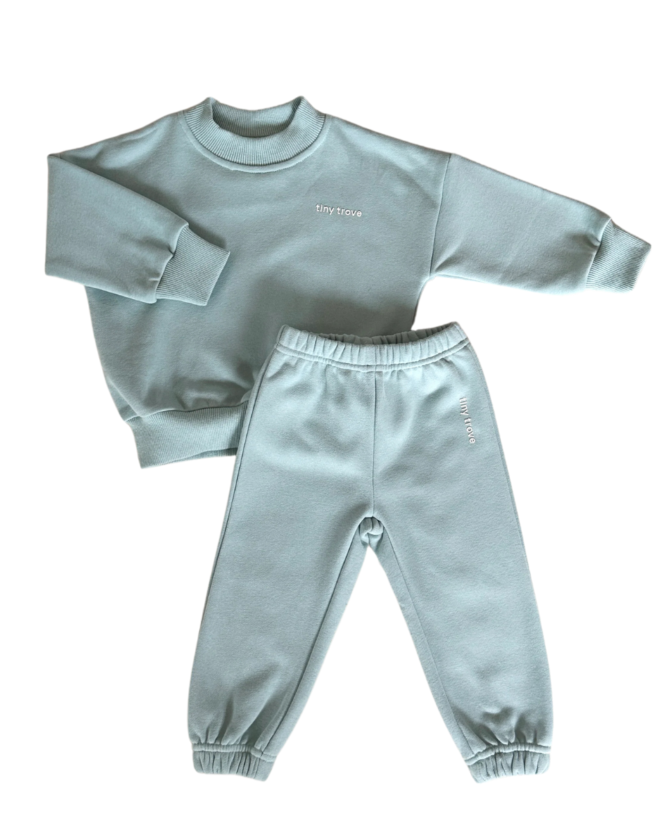 Woodie Logo Tracksuit Seafoam