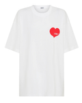 Red Heart Tee White