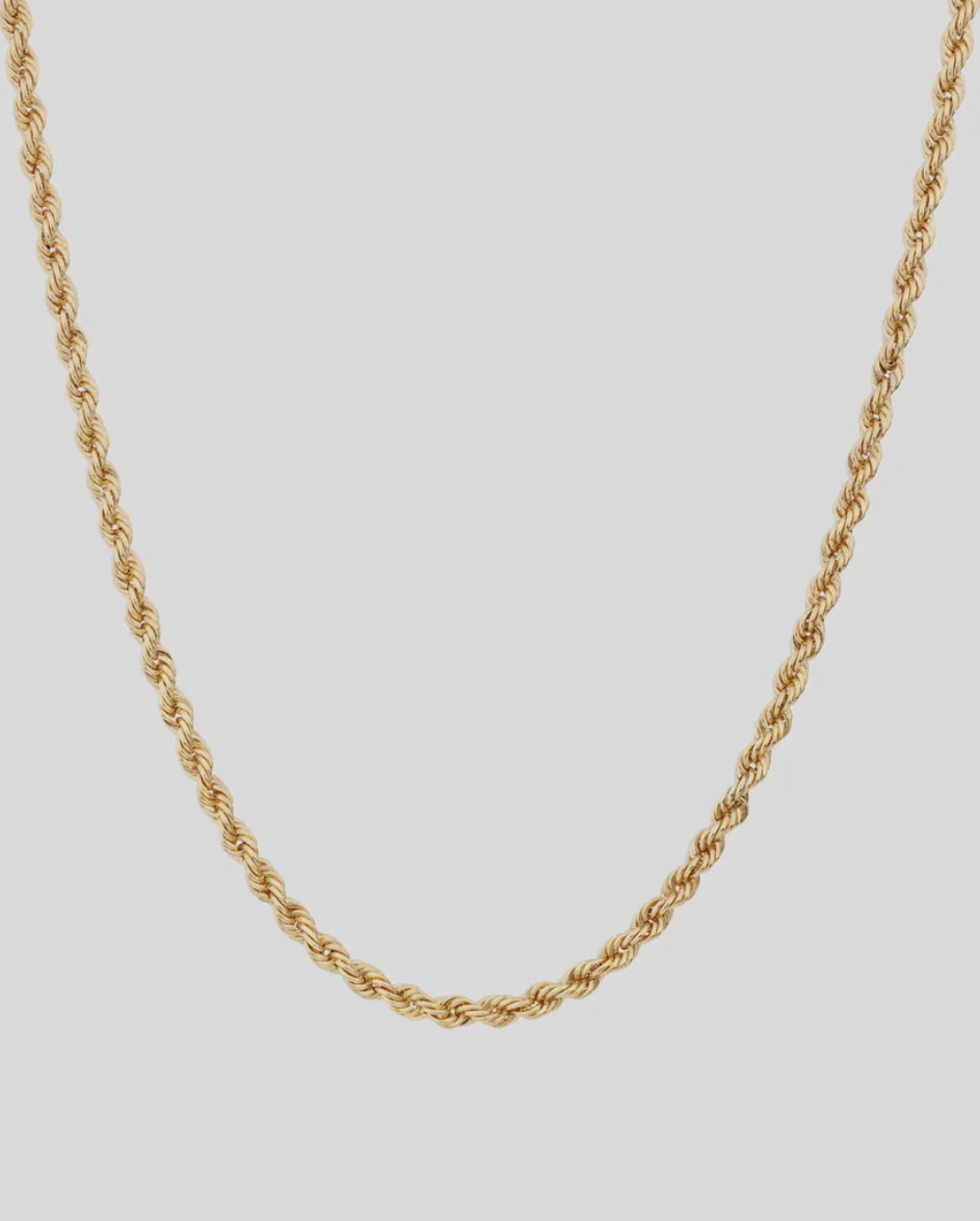 Vintage Rope Chain Gold